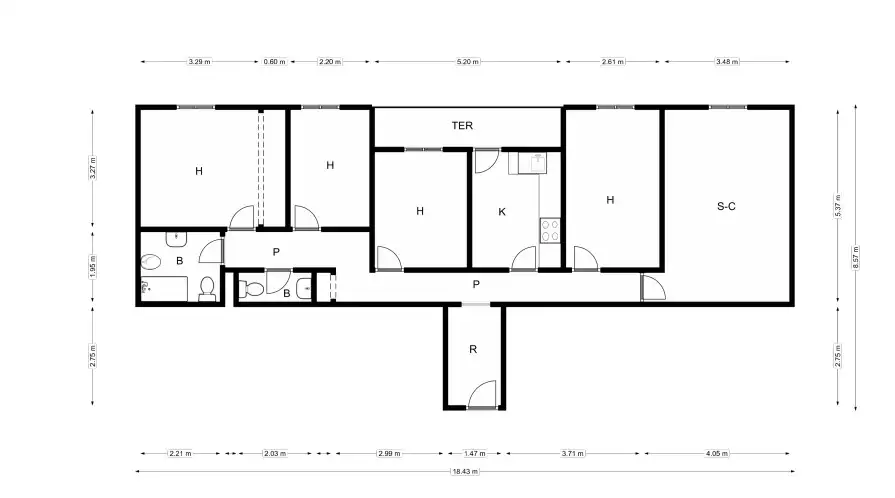 Flat for sale in Valencia