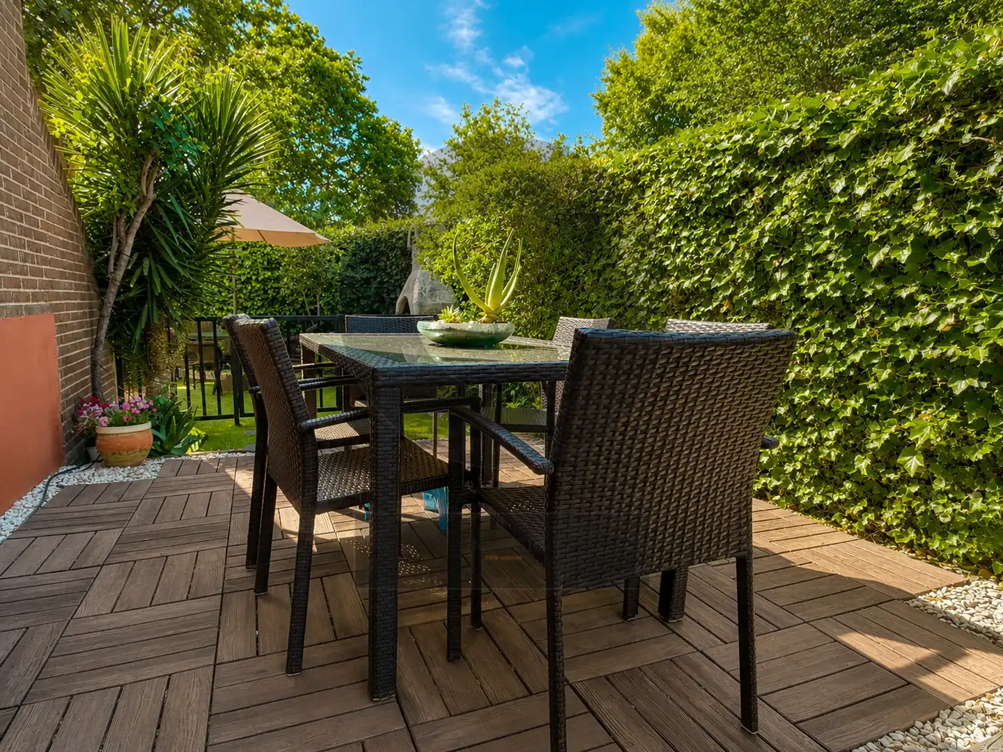 Terrace of Houses for sale in Pozuelo de Alarcón  with Air Conditioner, Heating and Private garden