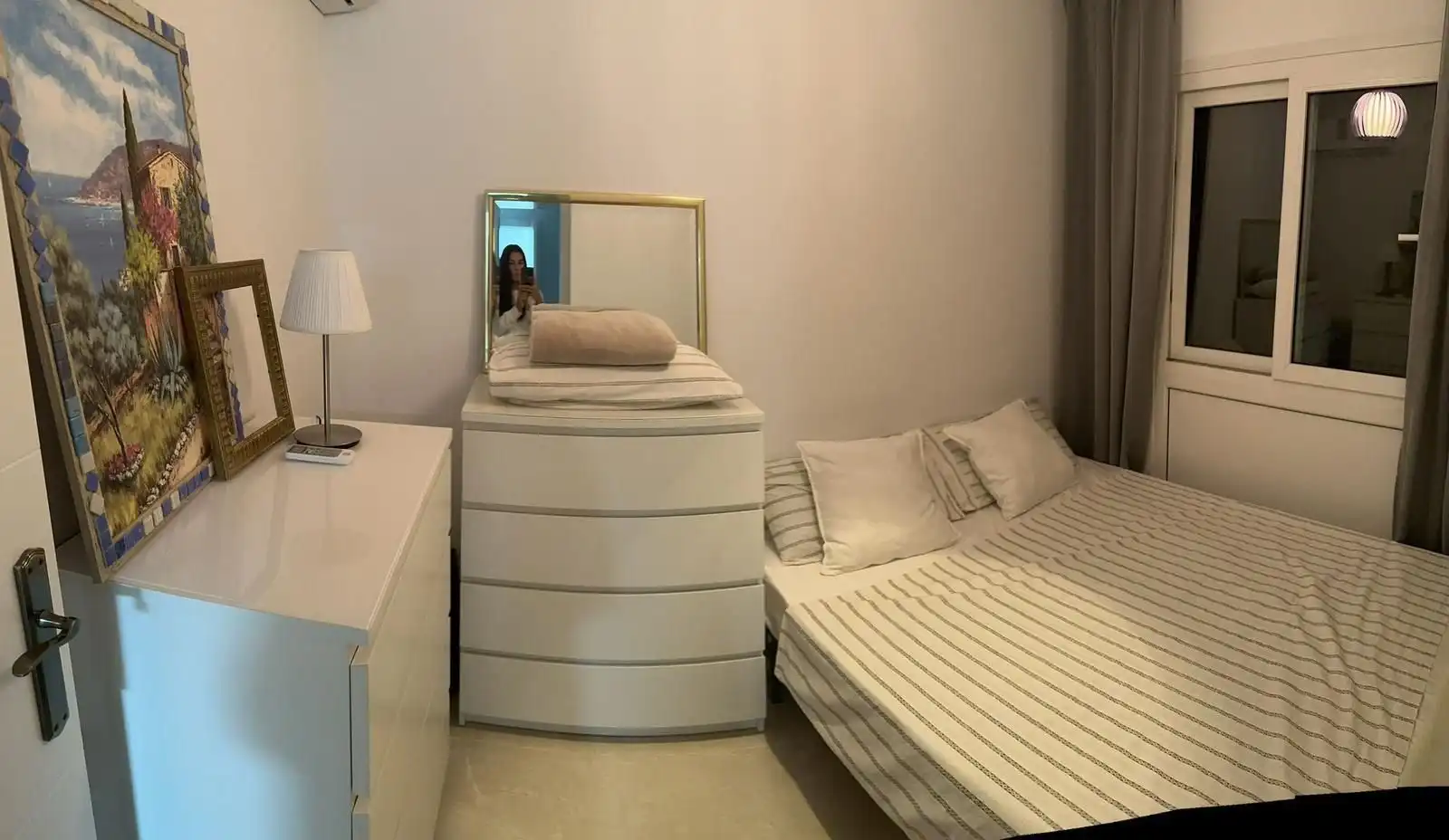 Dormitori de Casa adosada en venda en Mijas amb Aire condicionat, Terrassa i Piscina