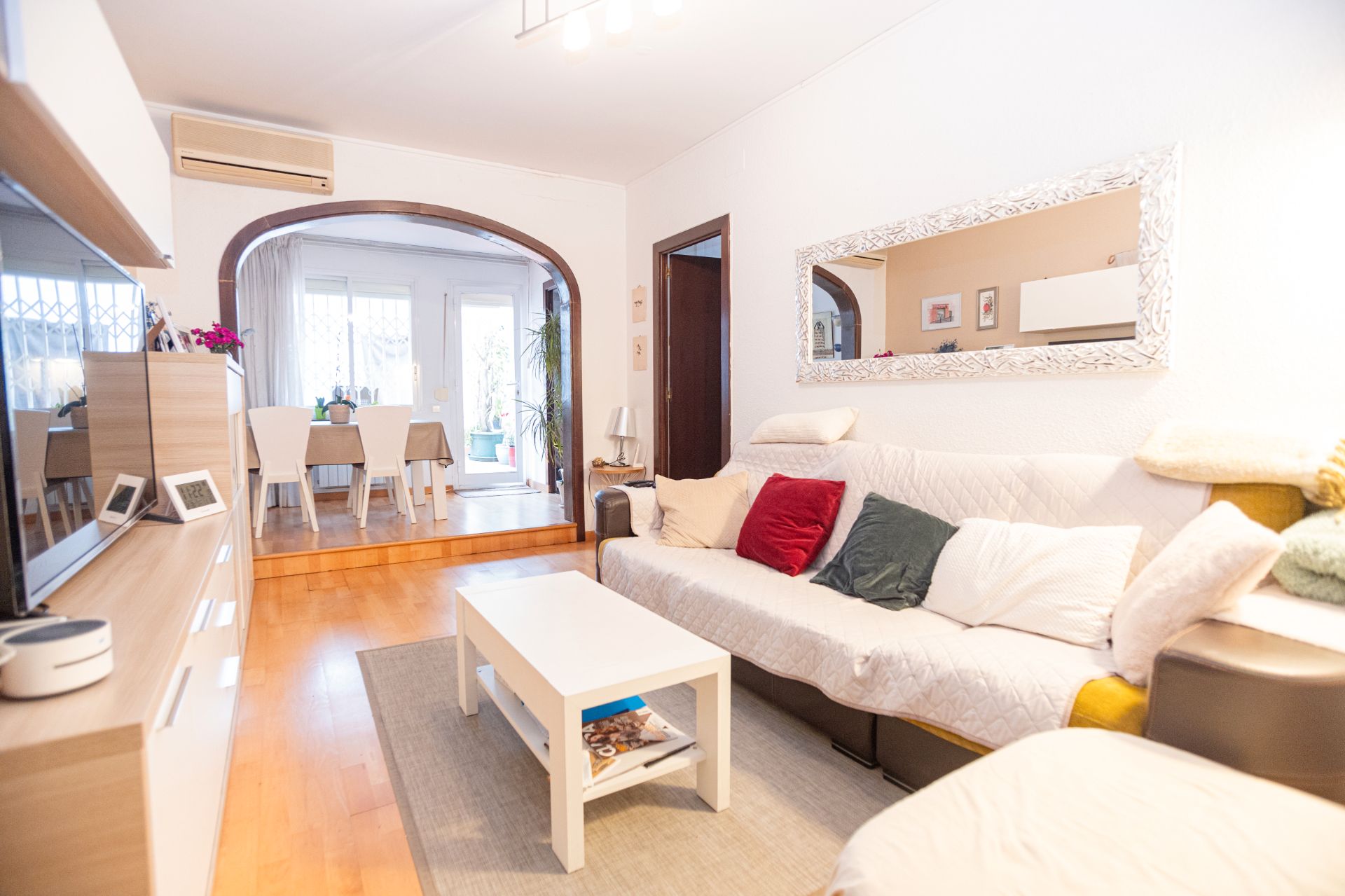 Sala de estar de Piso en venta en  Barcelona Capital con Aire acondicionado, Calefacción y Terraza