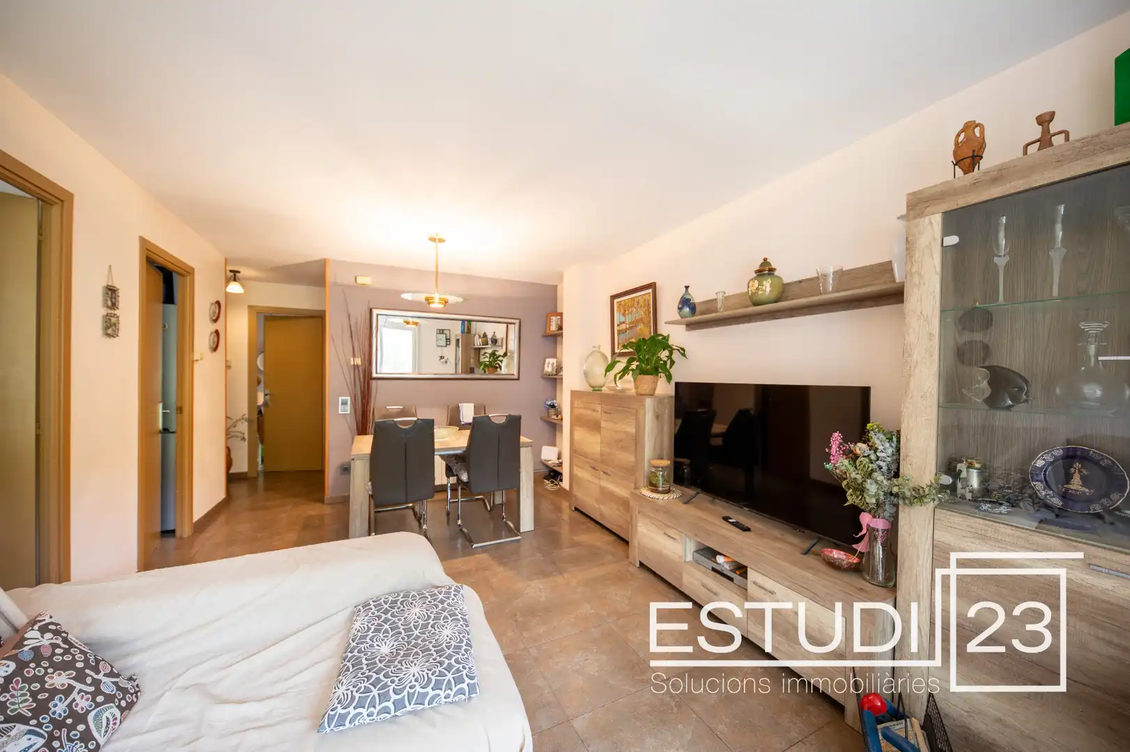 Sala de estar de Piso en venta en Arenys de Munt con Calefacción y Balcón