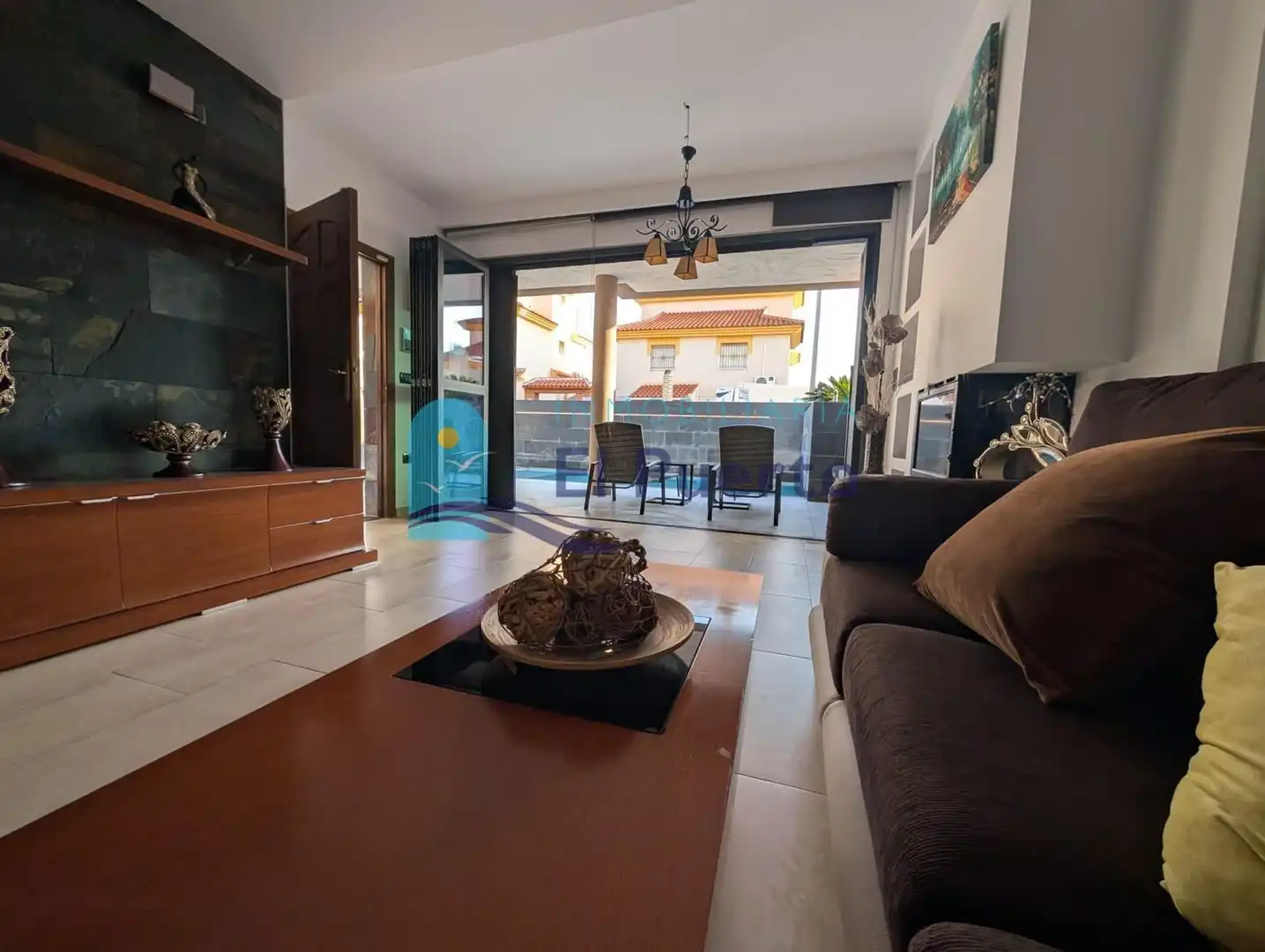 Living room of Houses for sale in Mazarrón  with Air Conditioner, Heating and Terrace