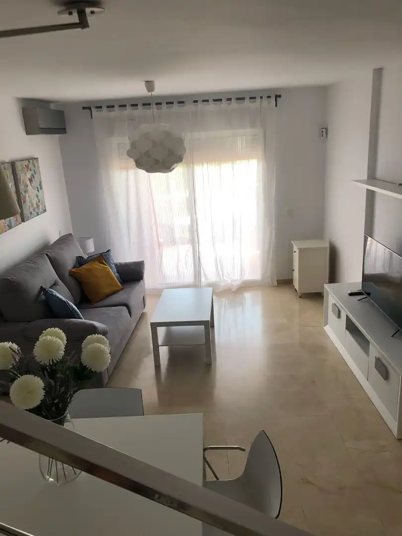 Wohnzimmer von Maisonette zur Miete in Fuengirola mit Klimaanlage, Möbliert und Ofen