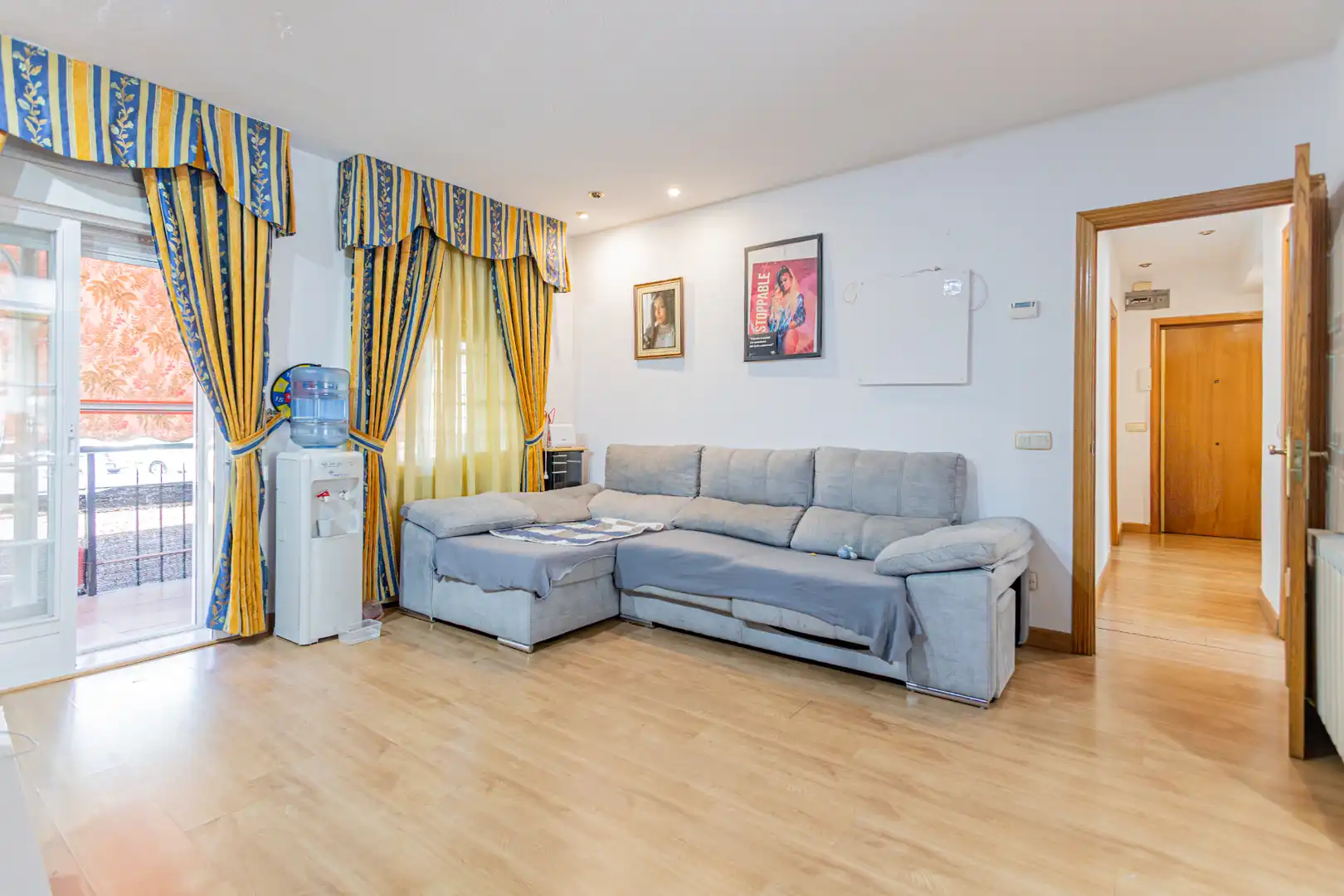Sala d'estar de Pis en venda en Collado Villalba amb Calefacció, Parquet i Terrassa