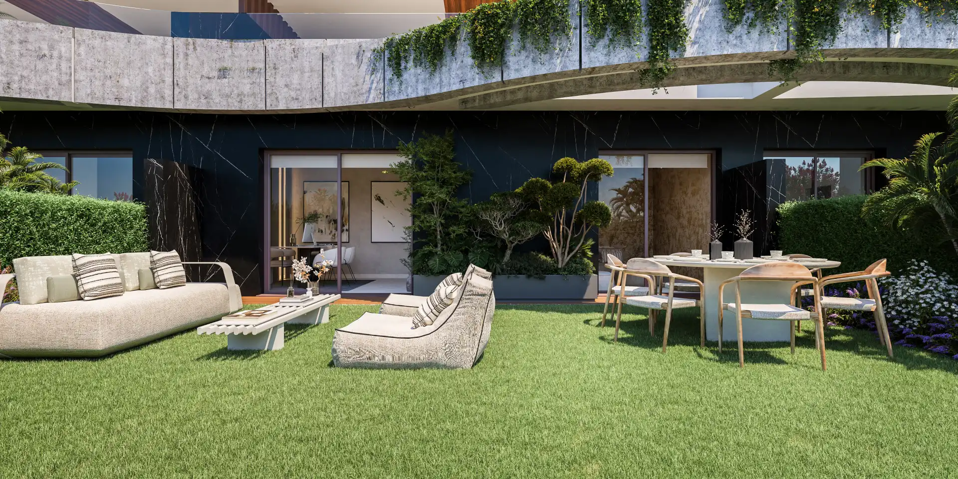 Terrace of Ground floor for sale in Marbella  with Air Conditioner, Private garden and Terrace