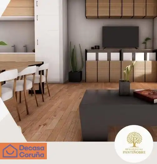 Sala de estar de Piso en venta en Arteixo con Calefacción, Terraza y Trastero