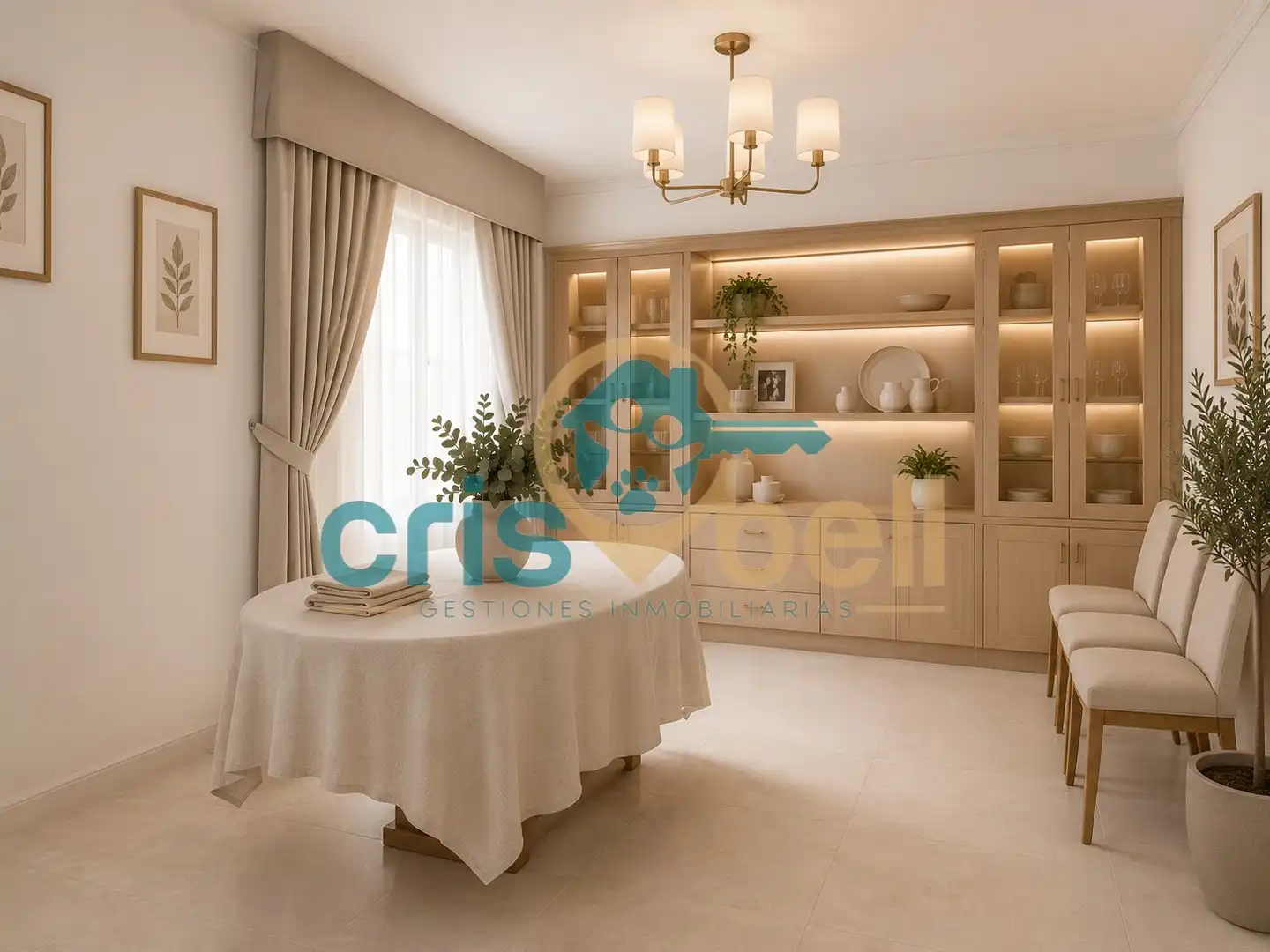 Comedor de Casa adosada en venta en Lorca con Aire acondicionado, Terraza y Amueblado