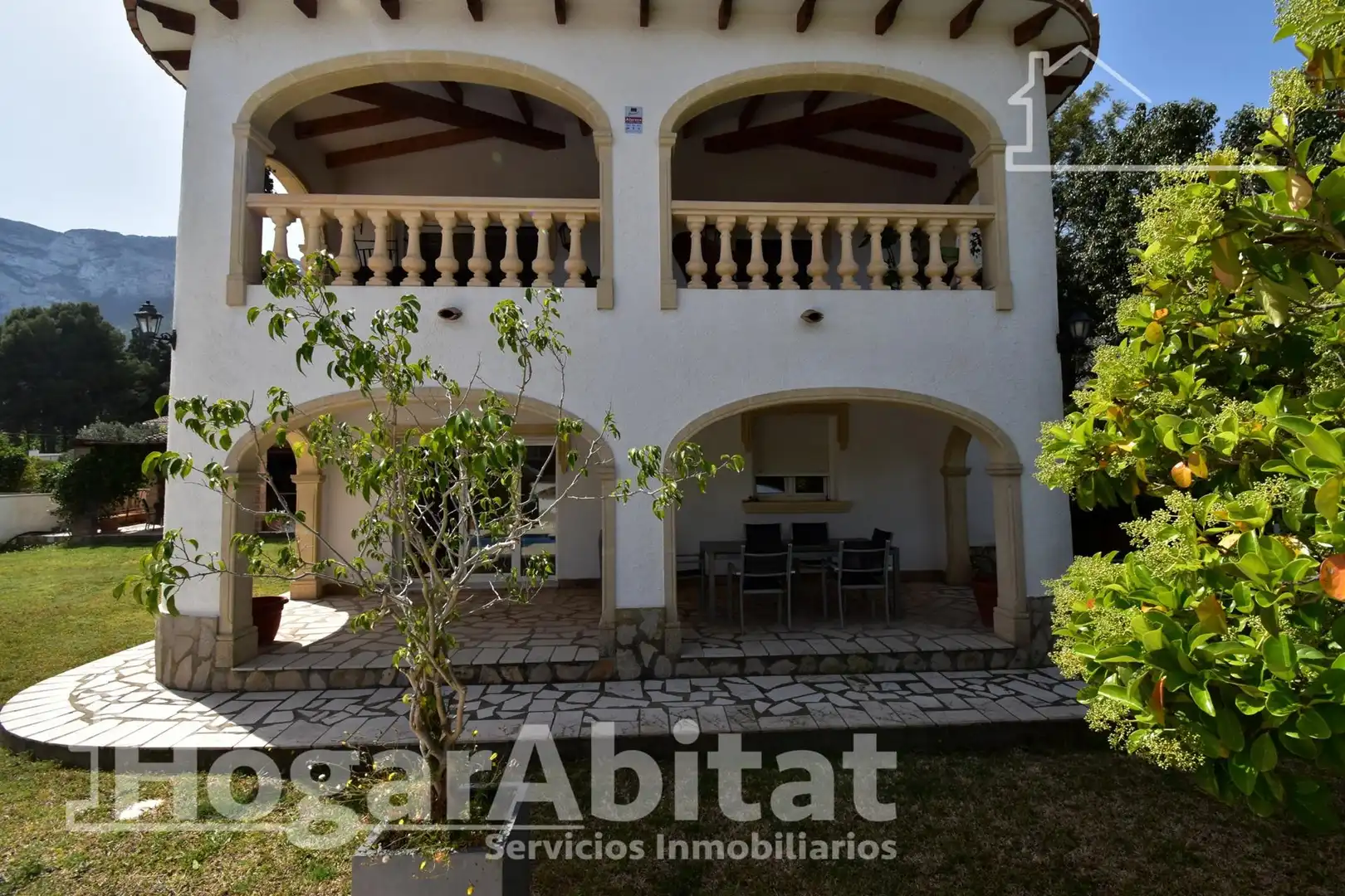 Garden of Houses for sale in Dénia  with Air Conditioner, Private garden and Terrace