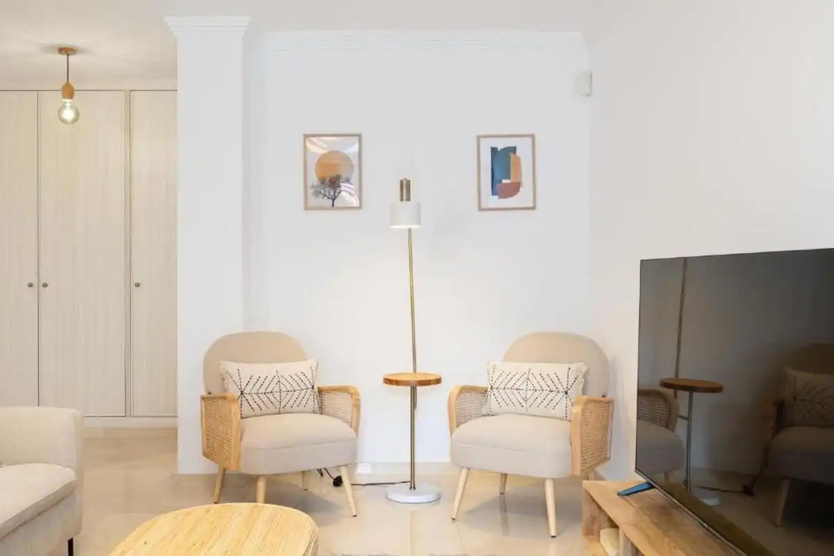 Living room of Flat for sale in Mijas  with Terrace