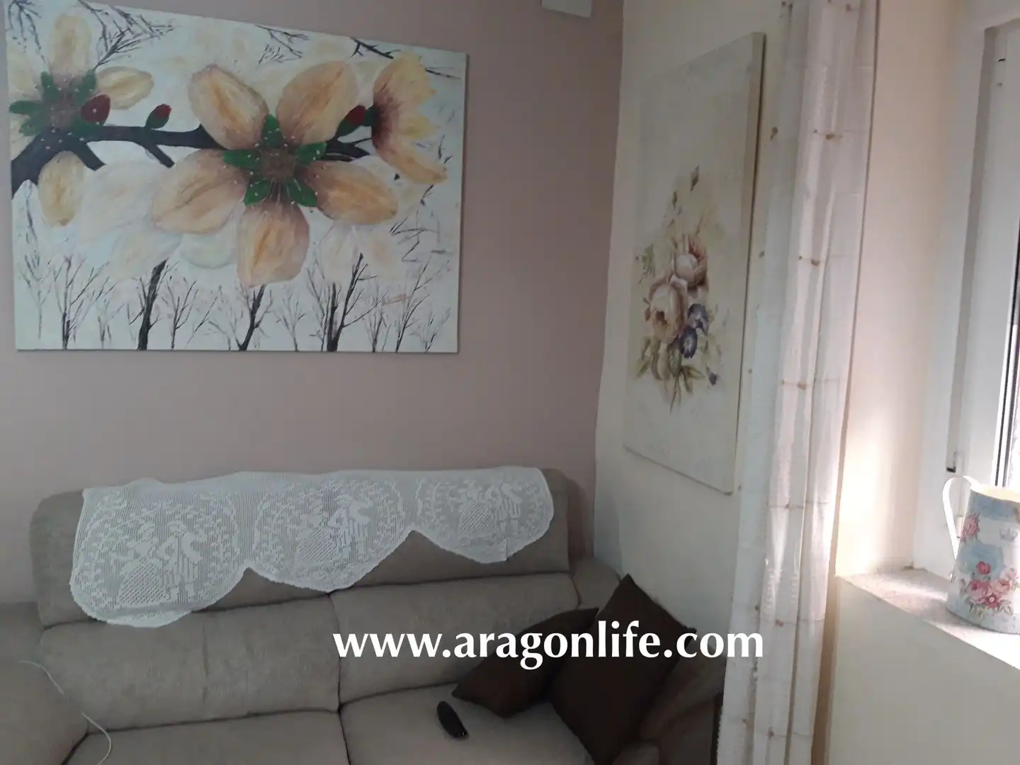 Habitación de Casa o chalet en venta en Caspe con Aire acondicionado, Parquet y Amueblado