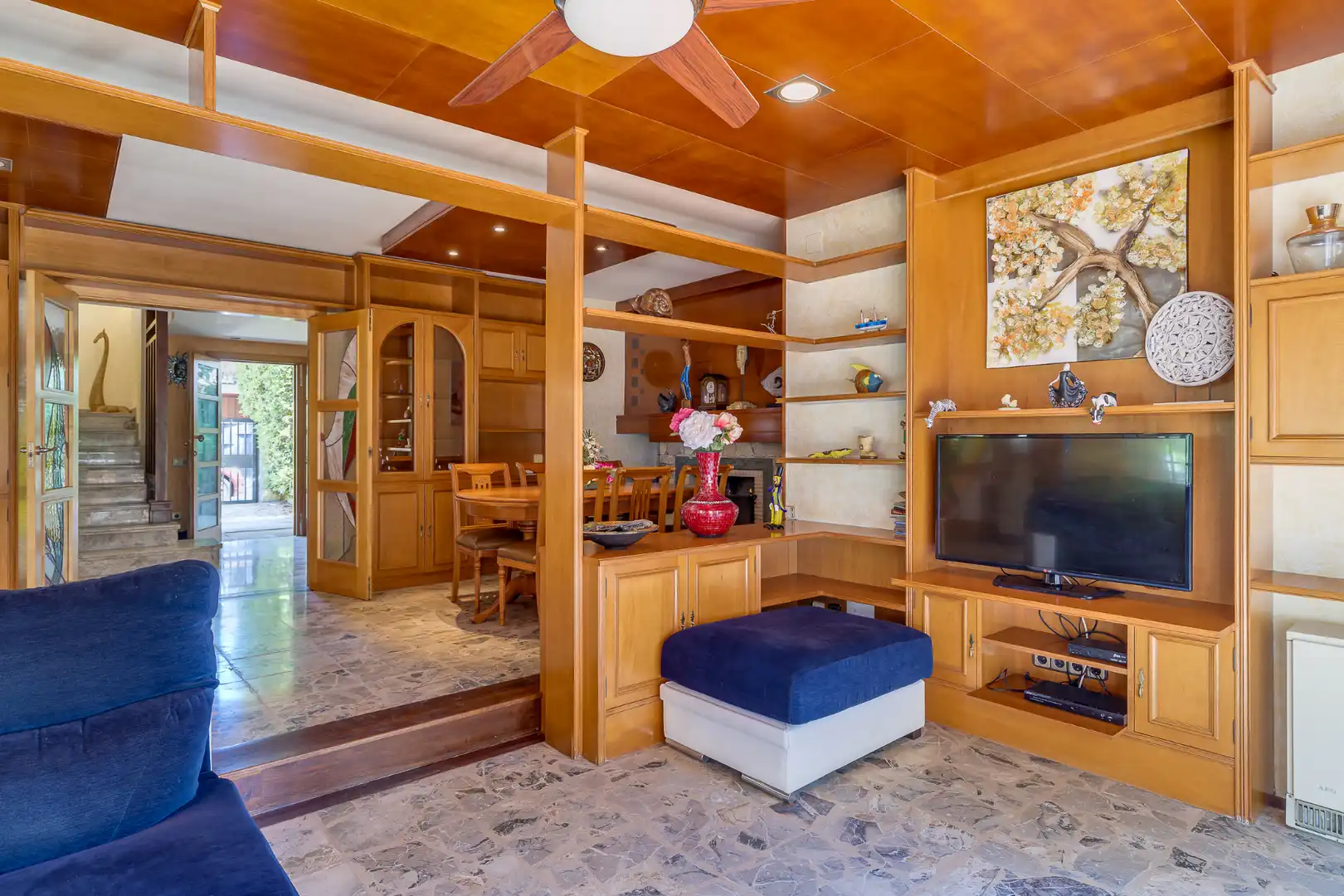 Sala d'estar de Casa o xalet en venda en Tarragona amb Aire condicionat, Jardí privat i Terrassa