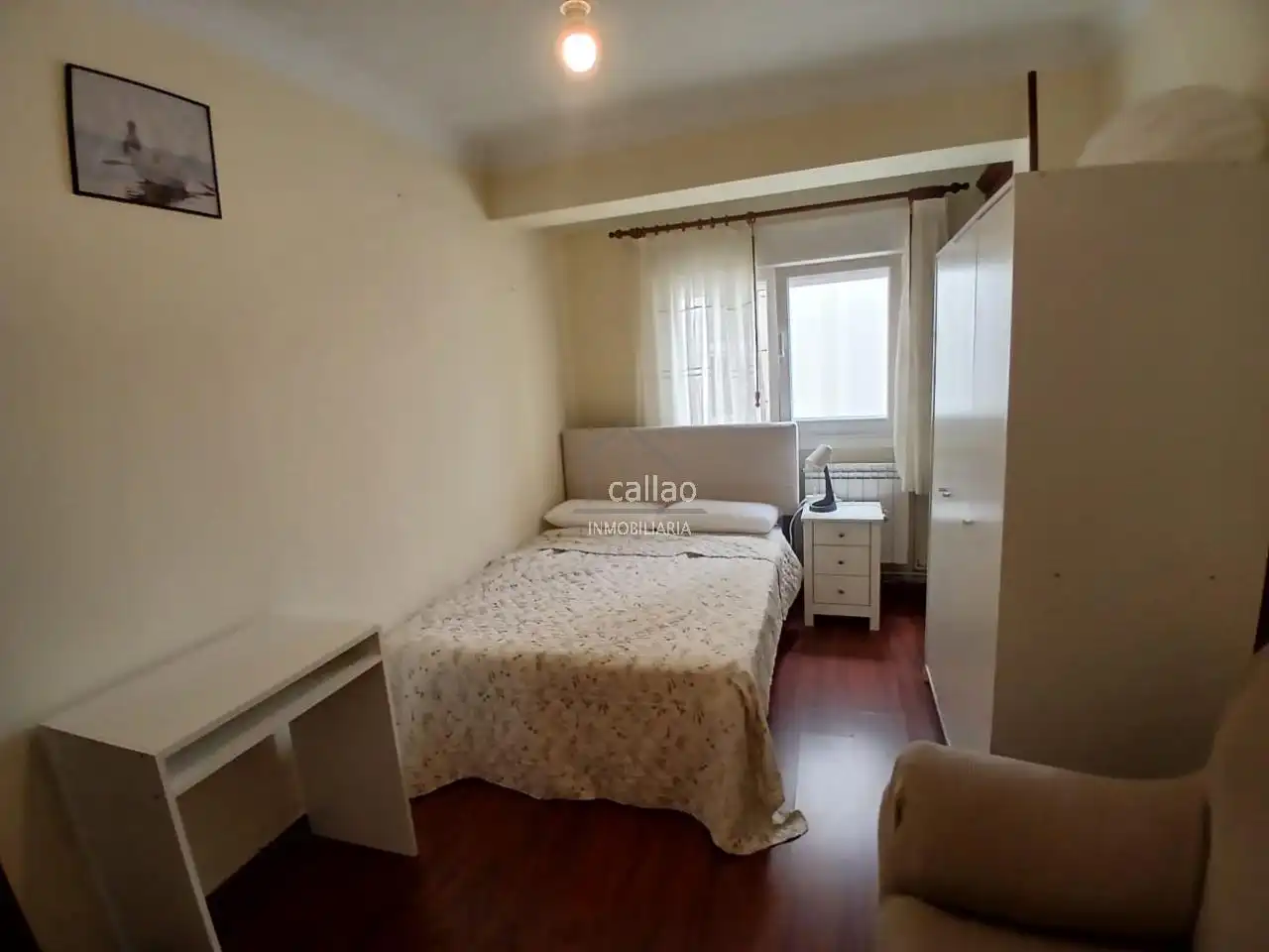 Bedroom of Flat for rent in Ferrol  with Heating and Furnished