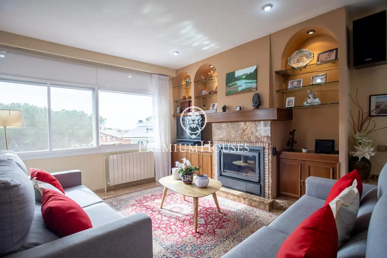 Sala de estar de Casa o chalet en venta en Badalona con Aire acondicionado, Calefacción y Jardín privado