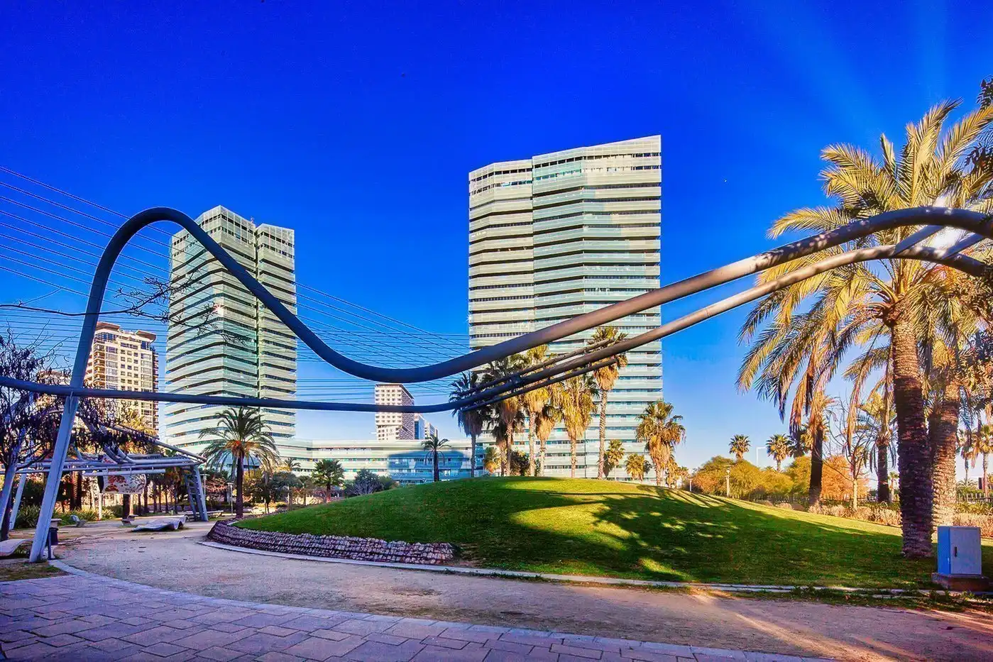 Exterior view of Flat for rent in Barcelona  with Air Conditioner, Heating and Parquet flooring