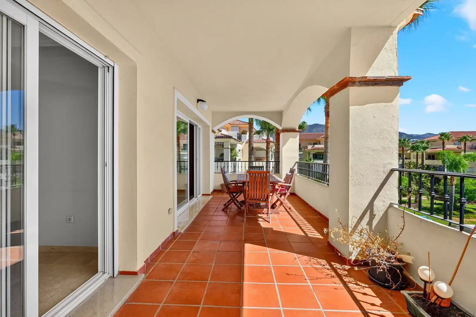 Terrace of Flat for sale in Mijas  with Air Conditioner, Terrace and Storage room