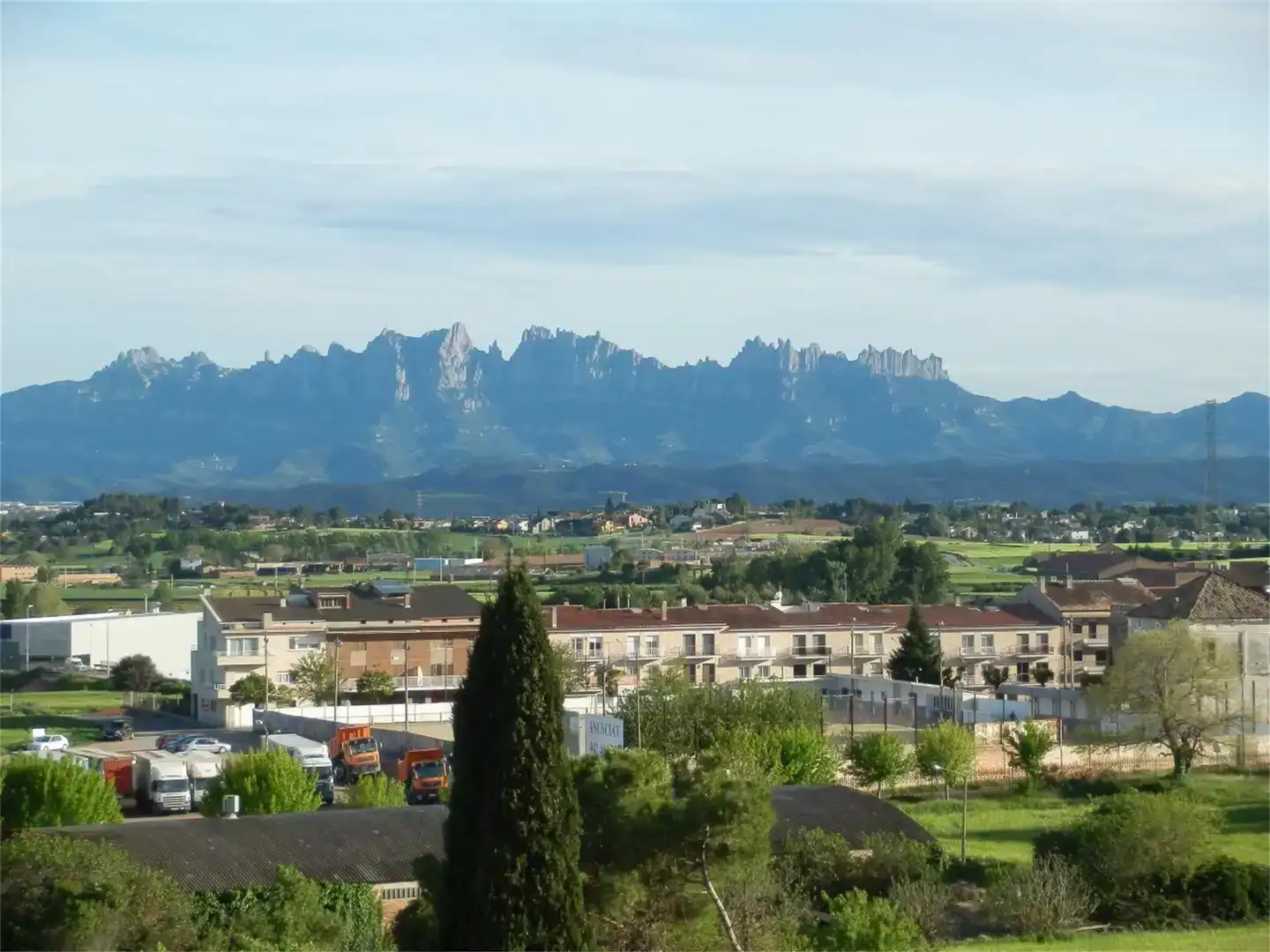 Vista exterior de Pis en venda en Santpedor amb Aire condicionat, Jardí privat i Traster