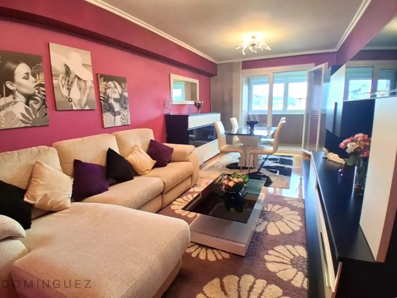 Sala de estar de Piso en venta en Vigo  con Calefacción, Terraza y Trastero