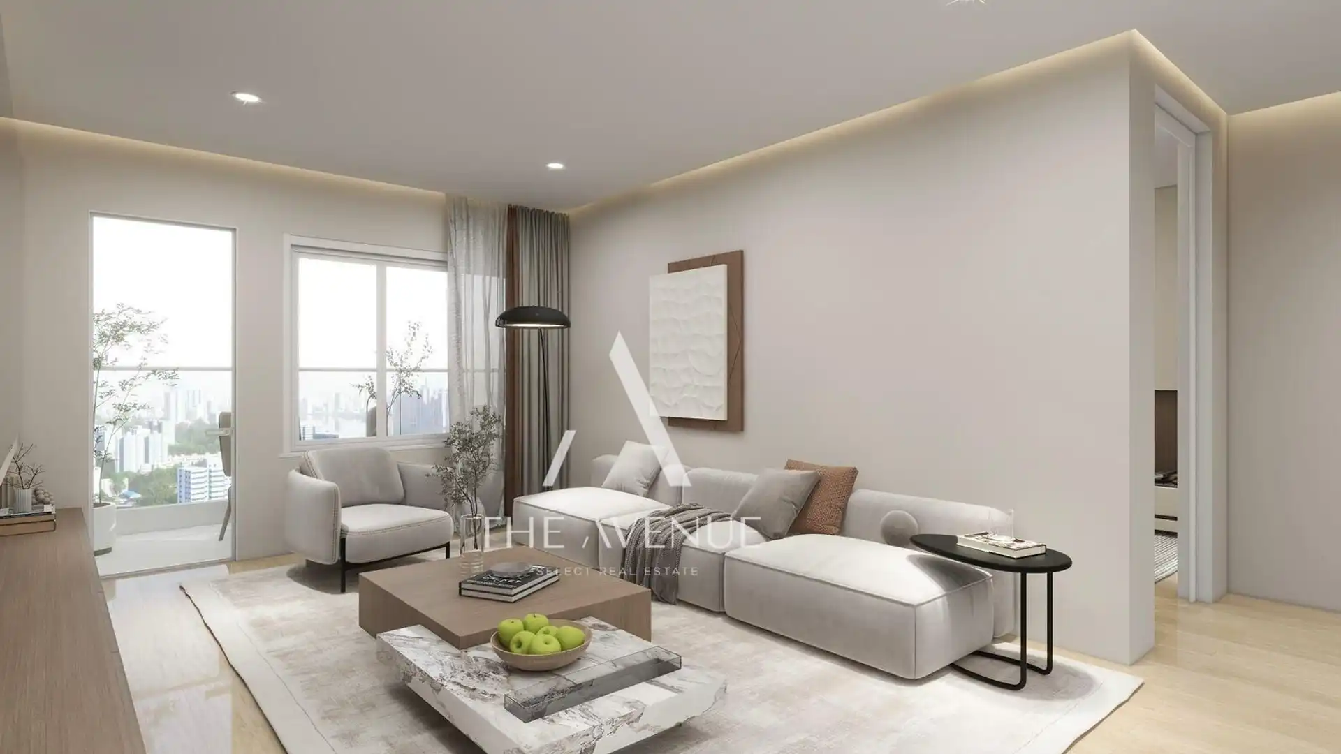 Wohnzimmer von Wohnung zum Verkauf in  Madrid Capital mit Klimaanlage, Terrasse und Abstellraum