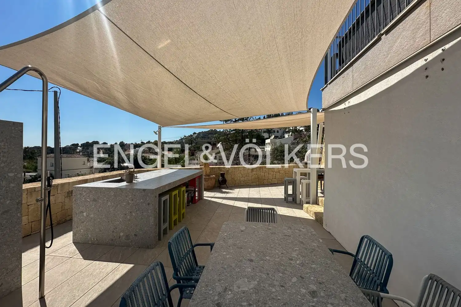 Terraza de Casa o chalet de alquiler en Jávea / Xàbia con Aire acondicionado, Calefacción y Jardín privado