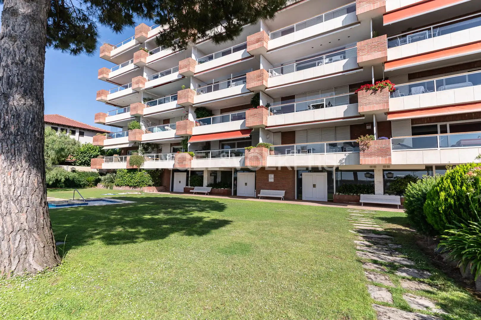 Exterior view of Flat for rent in Sant Vicenç de Montalt  with Heating, Private garden and Terrace