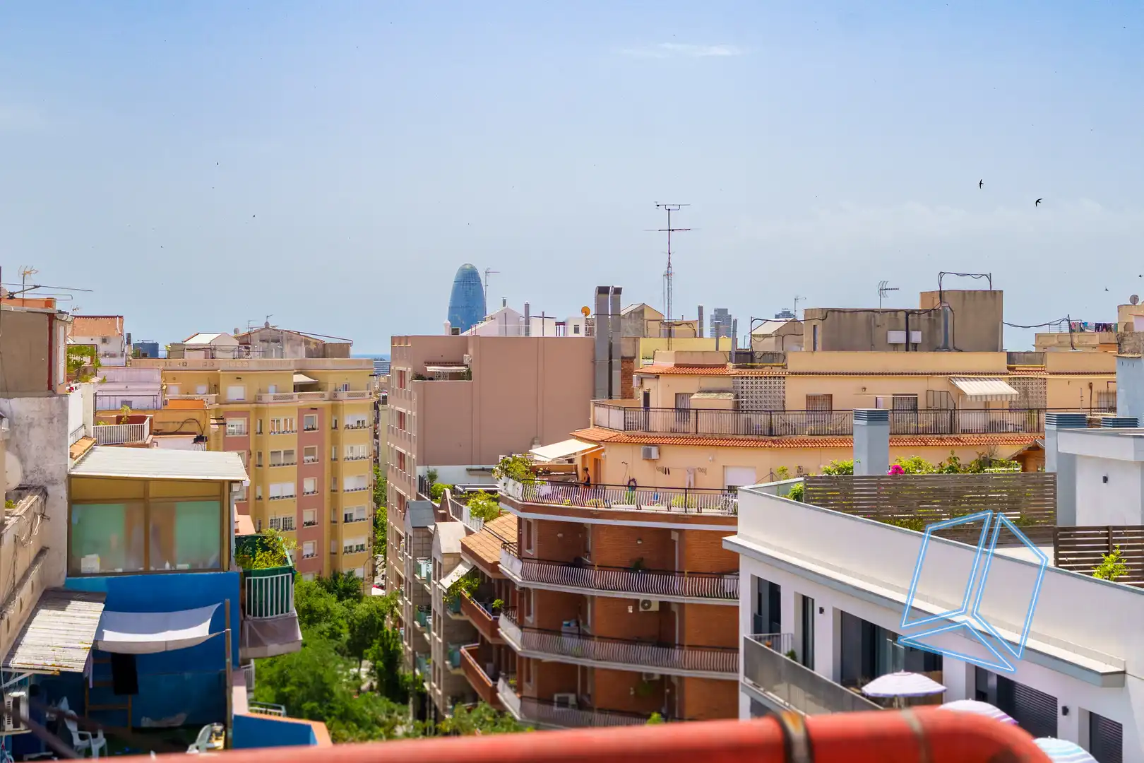 Exterior view of Attic for sale in Barcelona  with Heating and Terrace