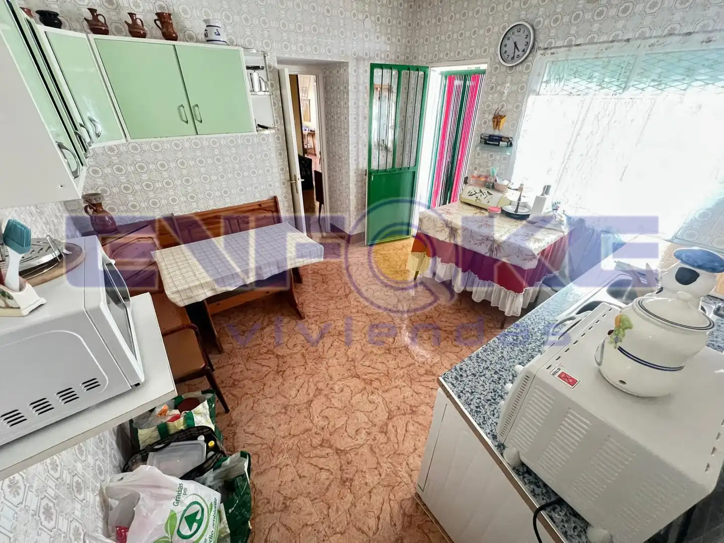 Cocina de Casa o chalet en venta en Benquerencia de la Serena con Terraza, Trastero y Amueblado