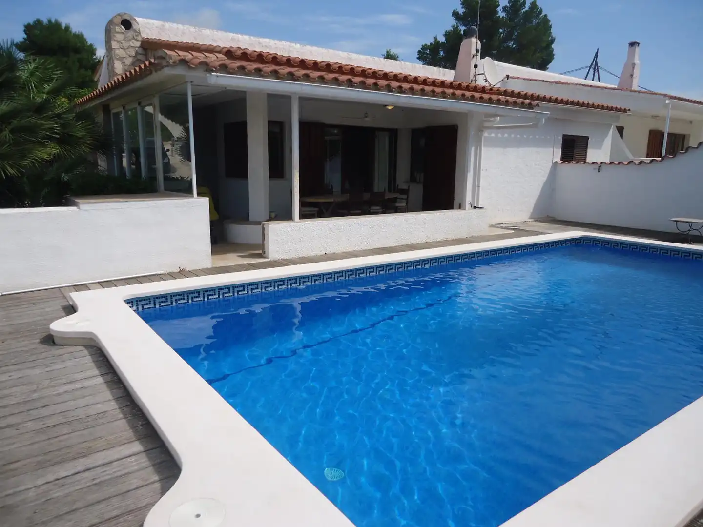 Schwimmbecken von Einfamilien-Reihenhaus zum Verkauf in L'Ametlla de Mar 