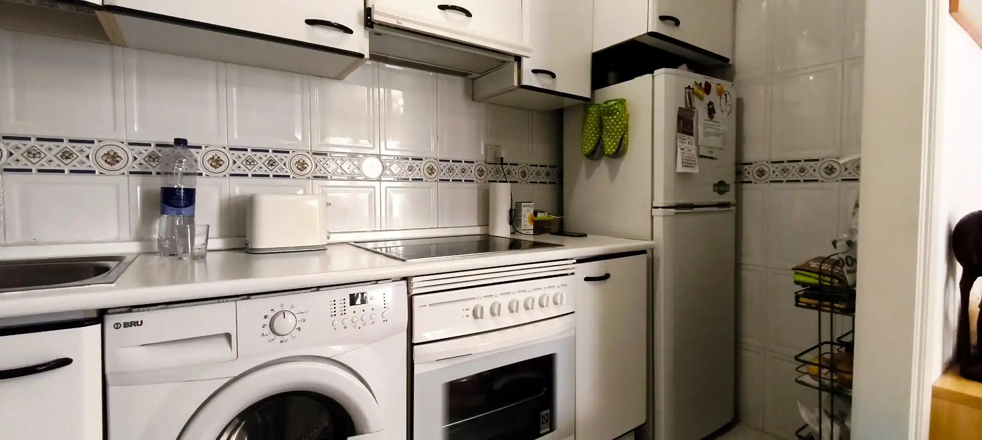 Kitchen of Apartments for sale in Santa Pola  with Air Conditioner, Terrace and Furnished
