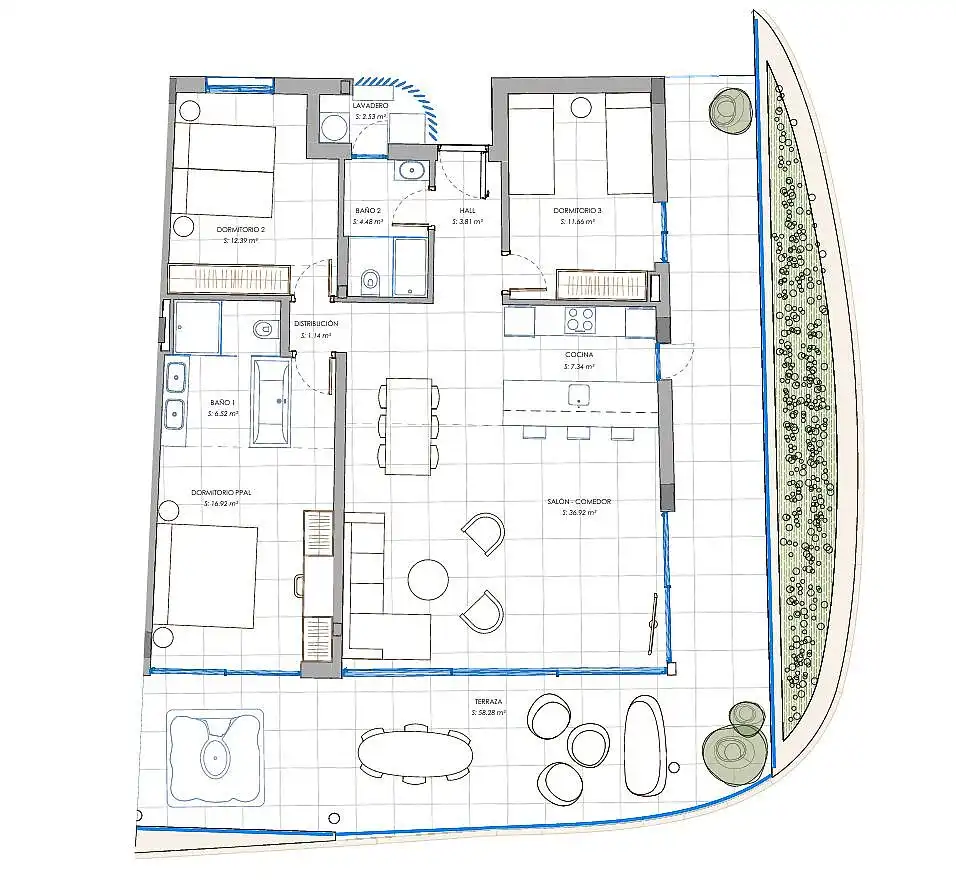 Apartment mit Aufzug zum Verkauf in Torreblanca del Sol, imagen 18