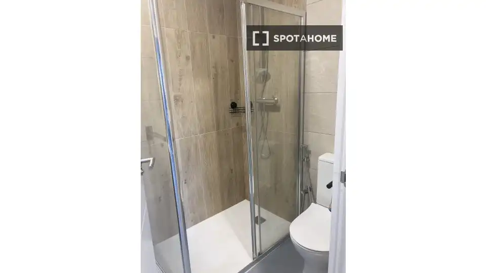 Bany de Estudi per a compartir en Aia amb Aire condicionat, Terrassa i Moblat