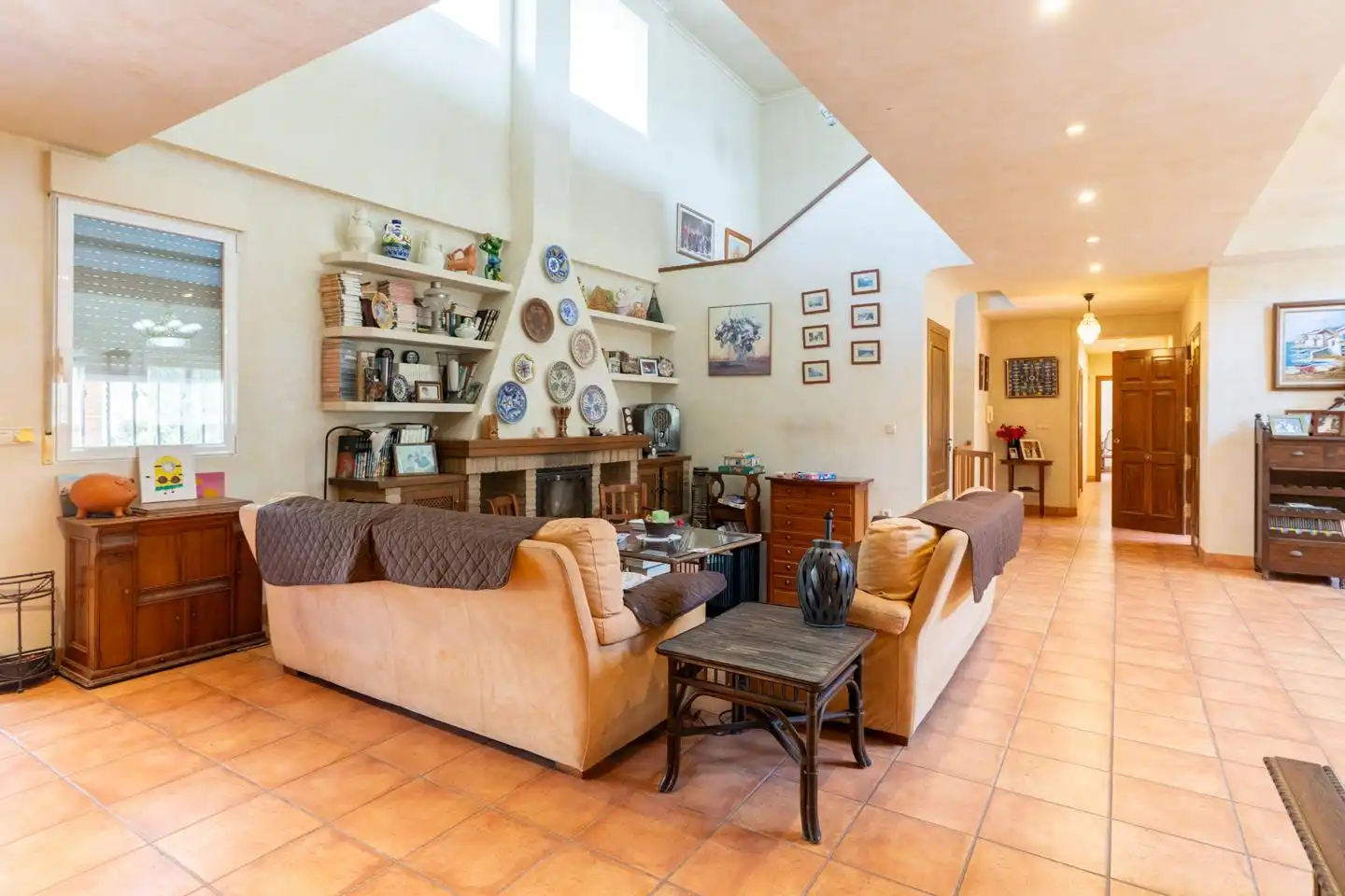 Sala d'estar de Casa o xalet en venda en Elche / Elx amb Calefacció, Terrassa i Traster