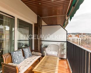 Terrace of Apartment for sale in  Barcelona Capital  with Air Conditioner, Heating and Parquet flooring