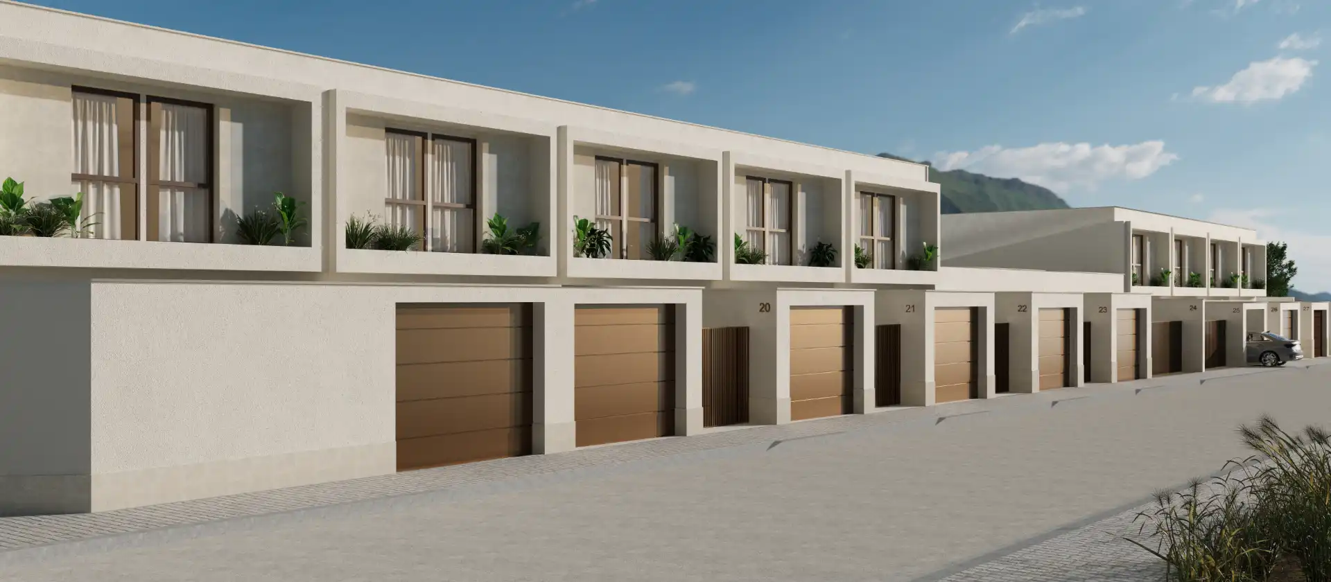 Vista exterior de Casa adosada en venta en PAU 2-600