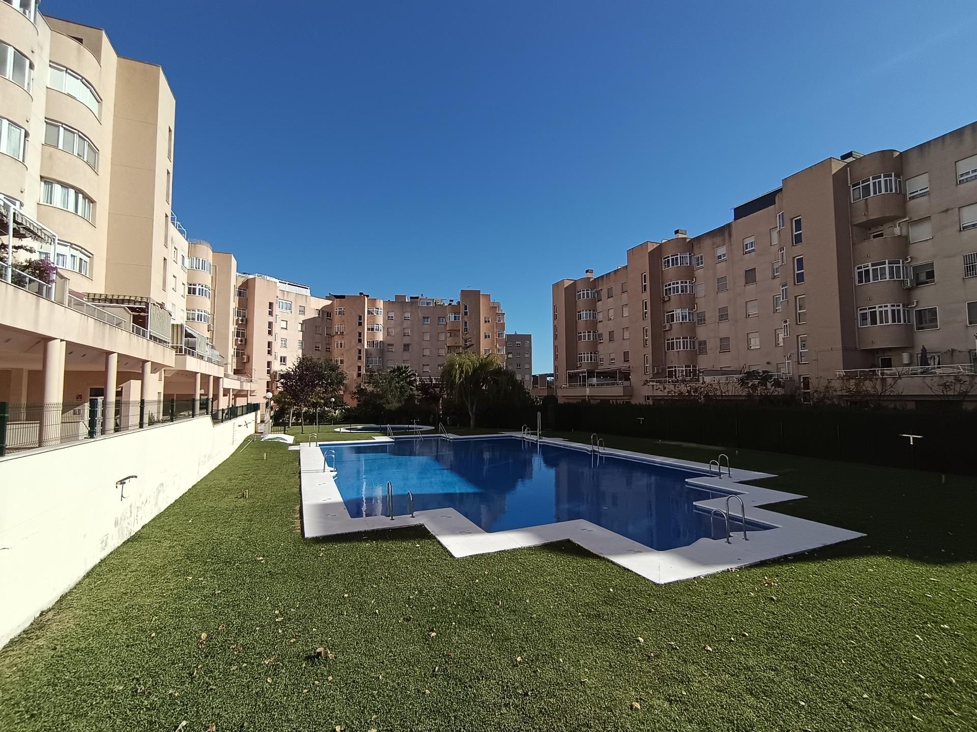 Swimming pool of Attic for sale in Málaga Capital  with Air Conditioner, Terrace and Community pool