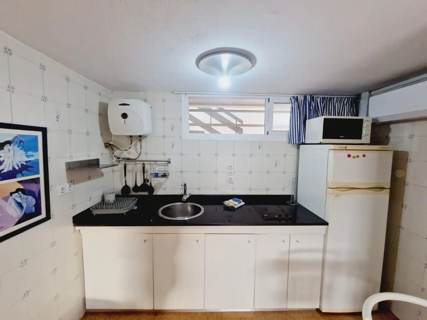 Cocina de Apartamento de alquiler en San Bartolomé de Tirajana con Terraza y Amueblado