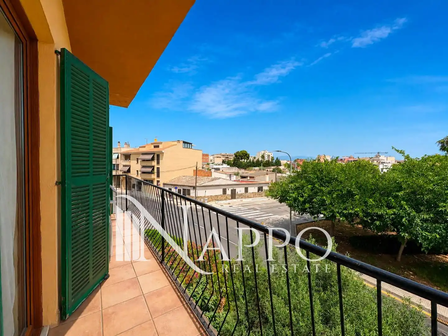 Vista exterior de Pis en venda en  Palma de Mallorca amb Aire condicionat, Terrassa i Moblat