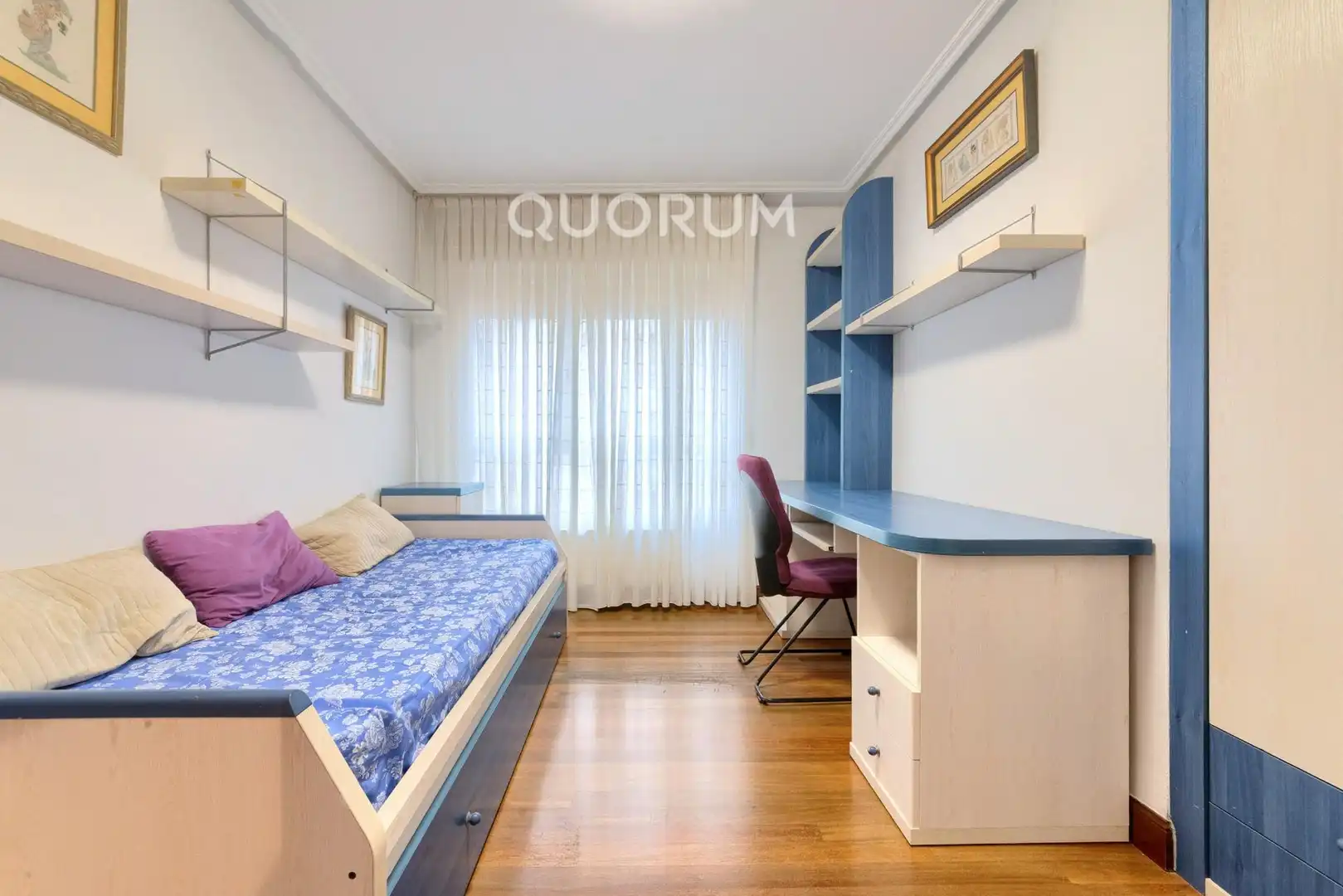 Schlafzimmer von Wohnung zum Verkauf in Basauri  mit Heizung, Möbliert und Balkon
