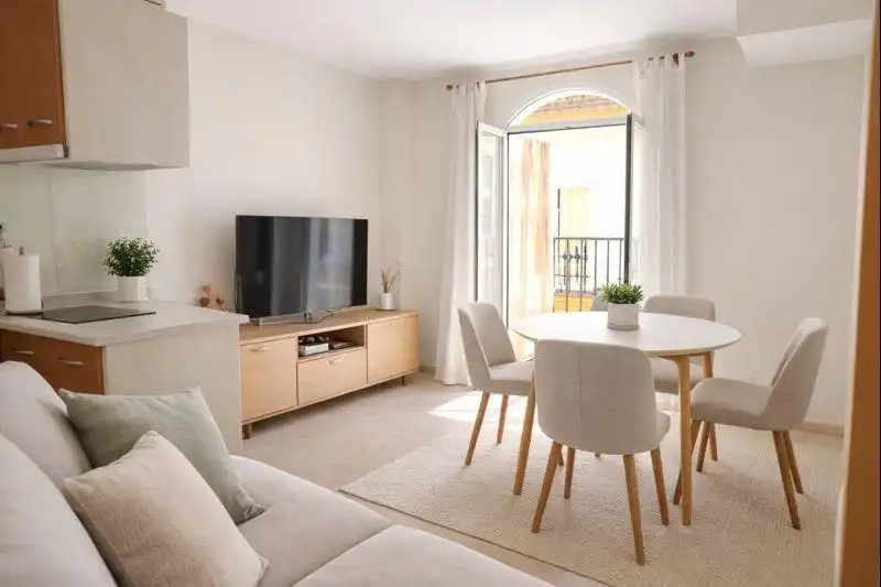 Sala de estar de Piso en venta en Fuengirola con Calefacción, Terraza y Balcón
