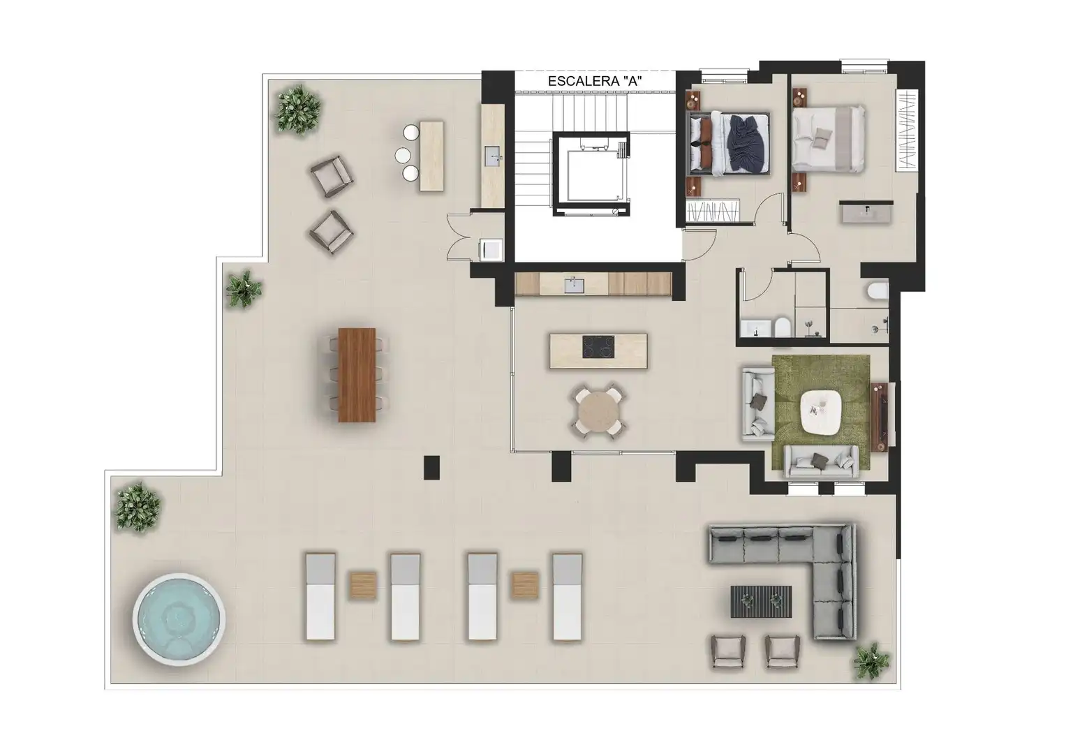 Apartament en venda en Pedreguer amb Calefacció, Jardí privat i Terrassa