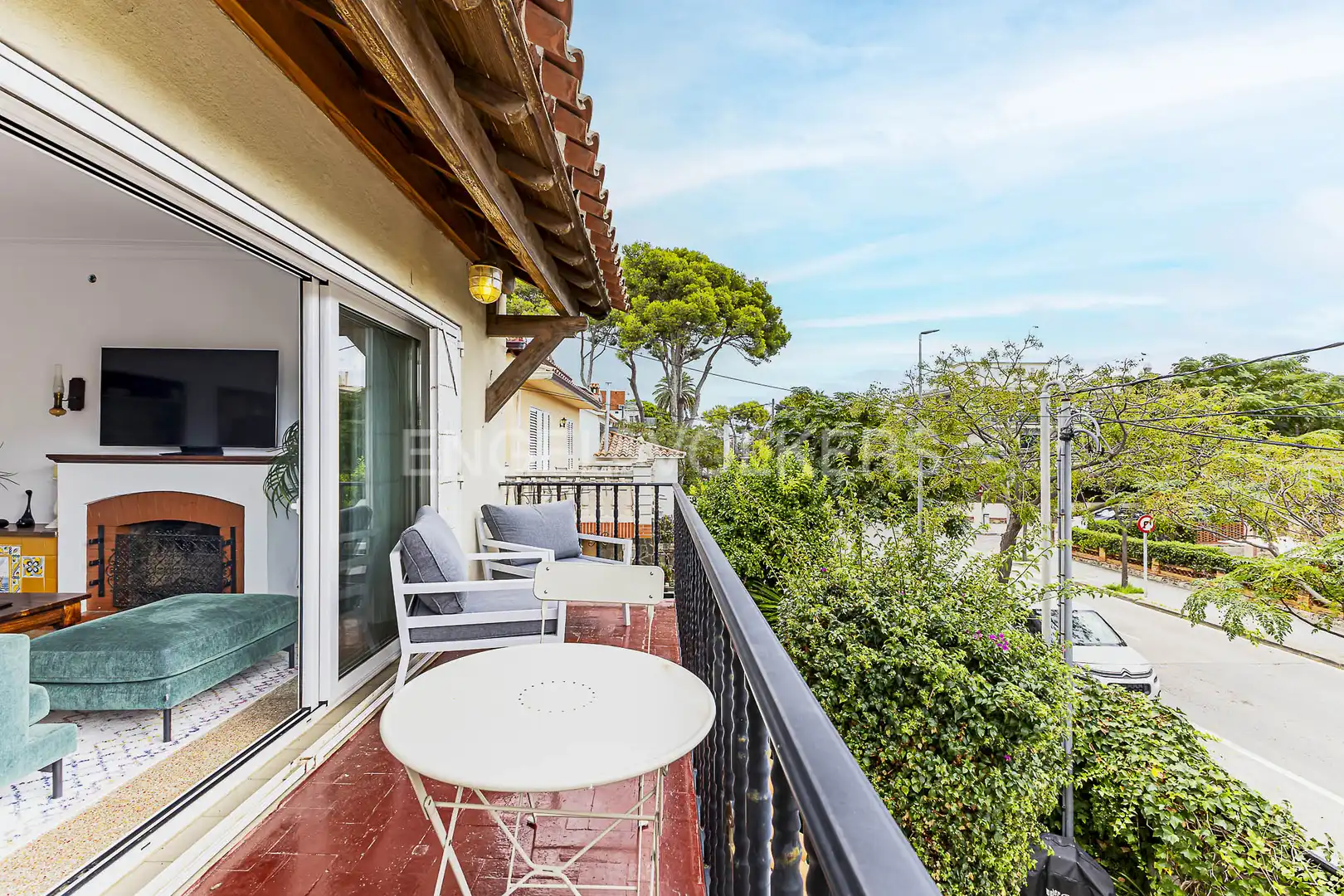 Balcony of Flat for rent in Castelldefels  with Air Conditioner, Heating and Private garden