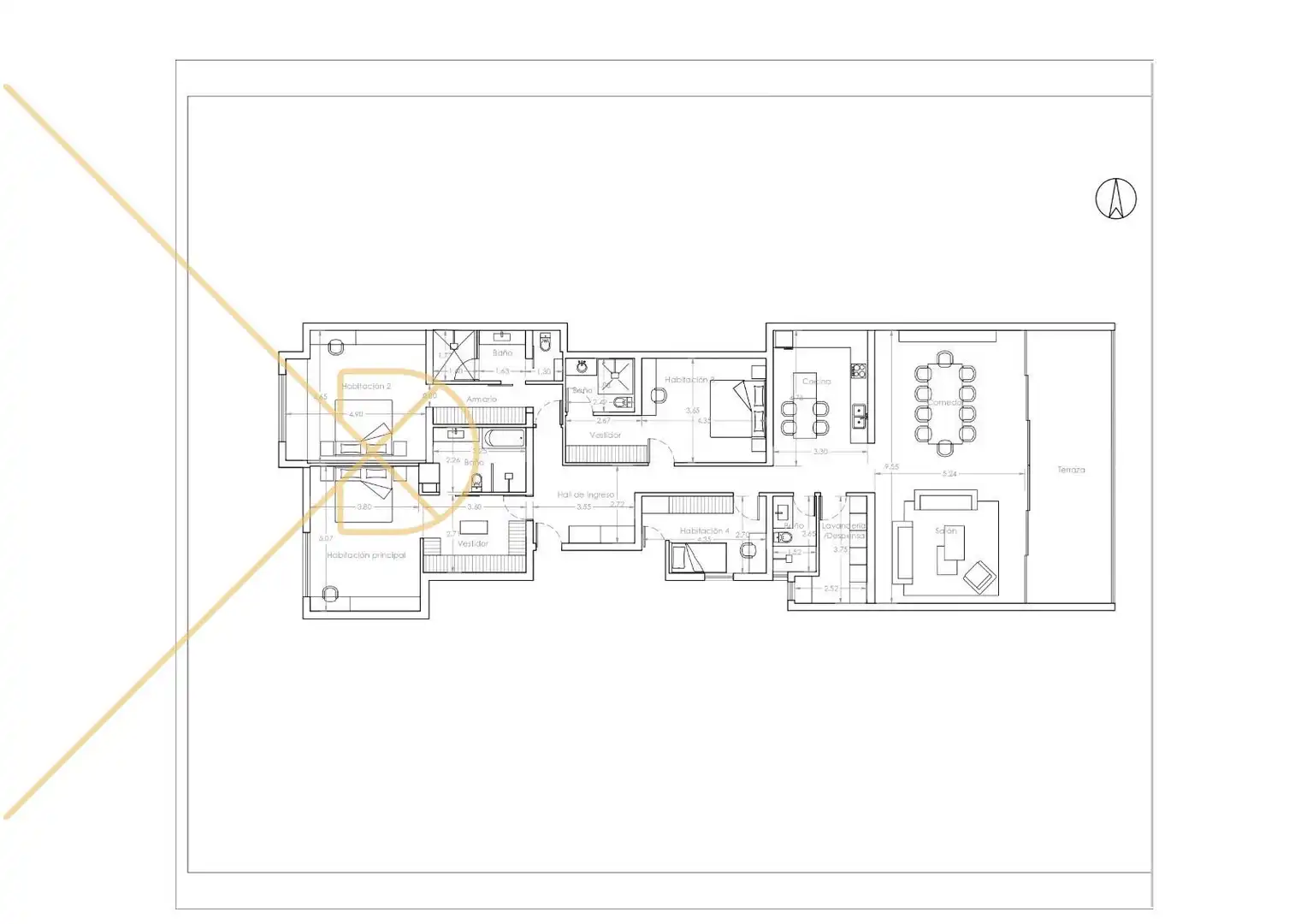 Flat with terrace for sale in Avenida Diagonal, imagen 22