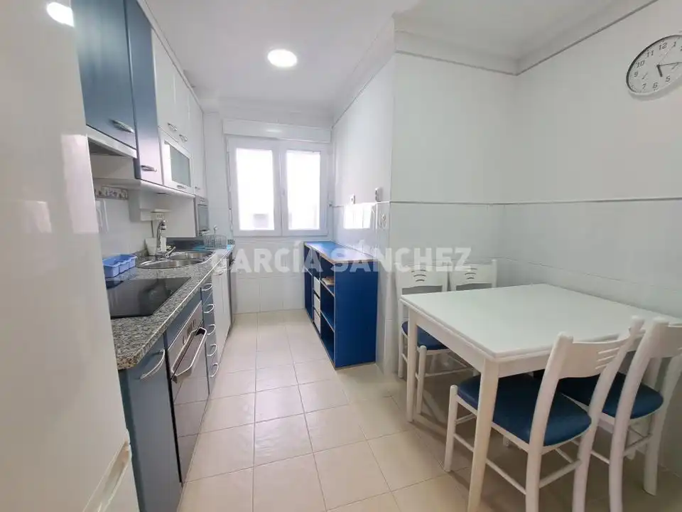Kitchen of Flat for sale in Boiro  with Terrace and Furnished