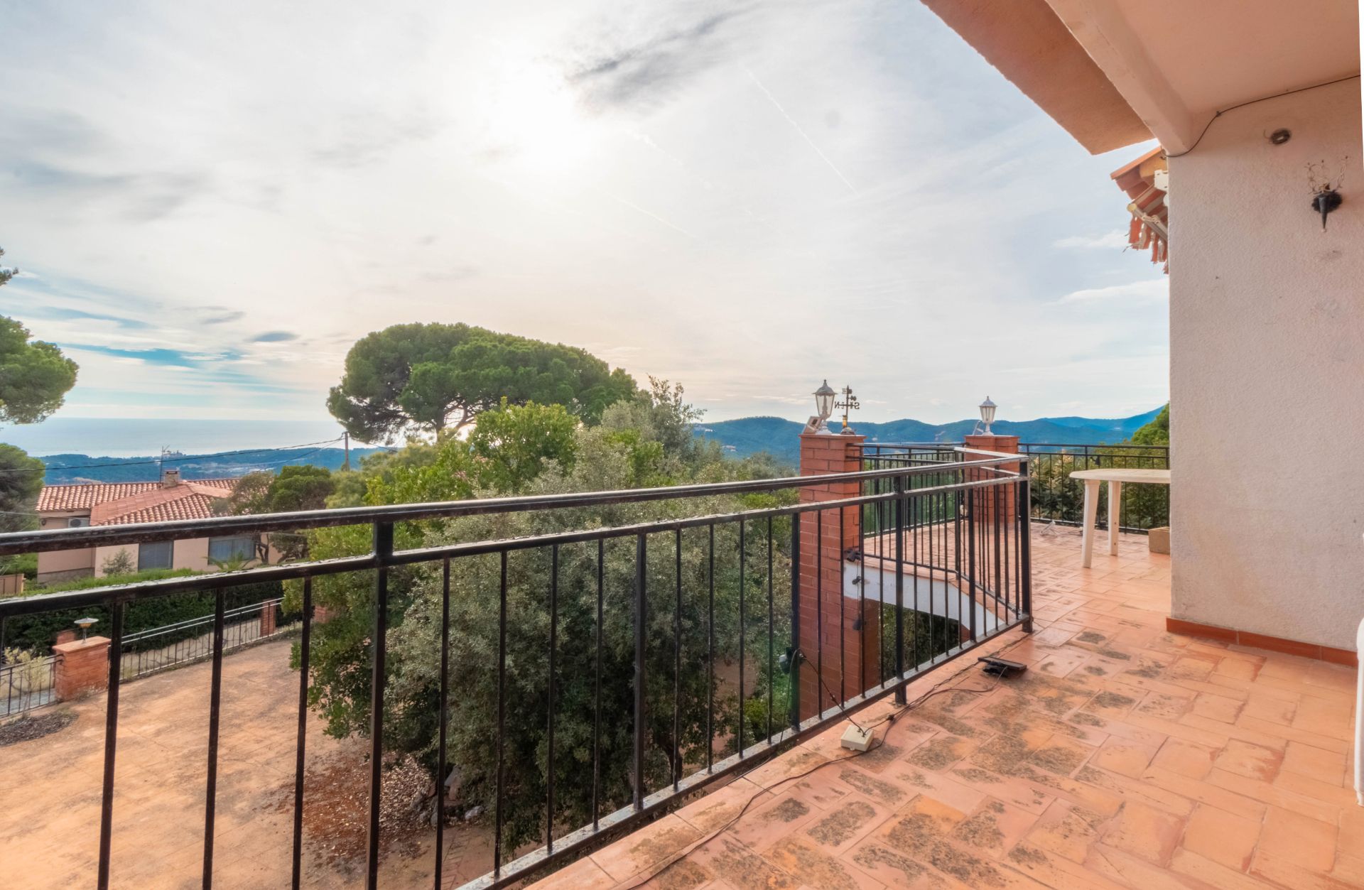 Terrassa de Casa o xalet en venda en Sant Cebrià de Vallalta amb Aire condicionat, Jardí privat i Parquet