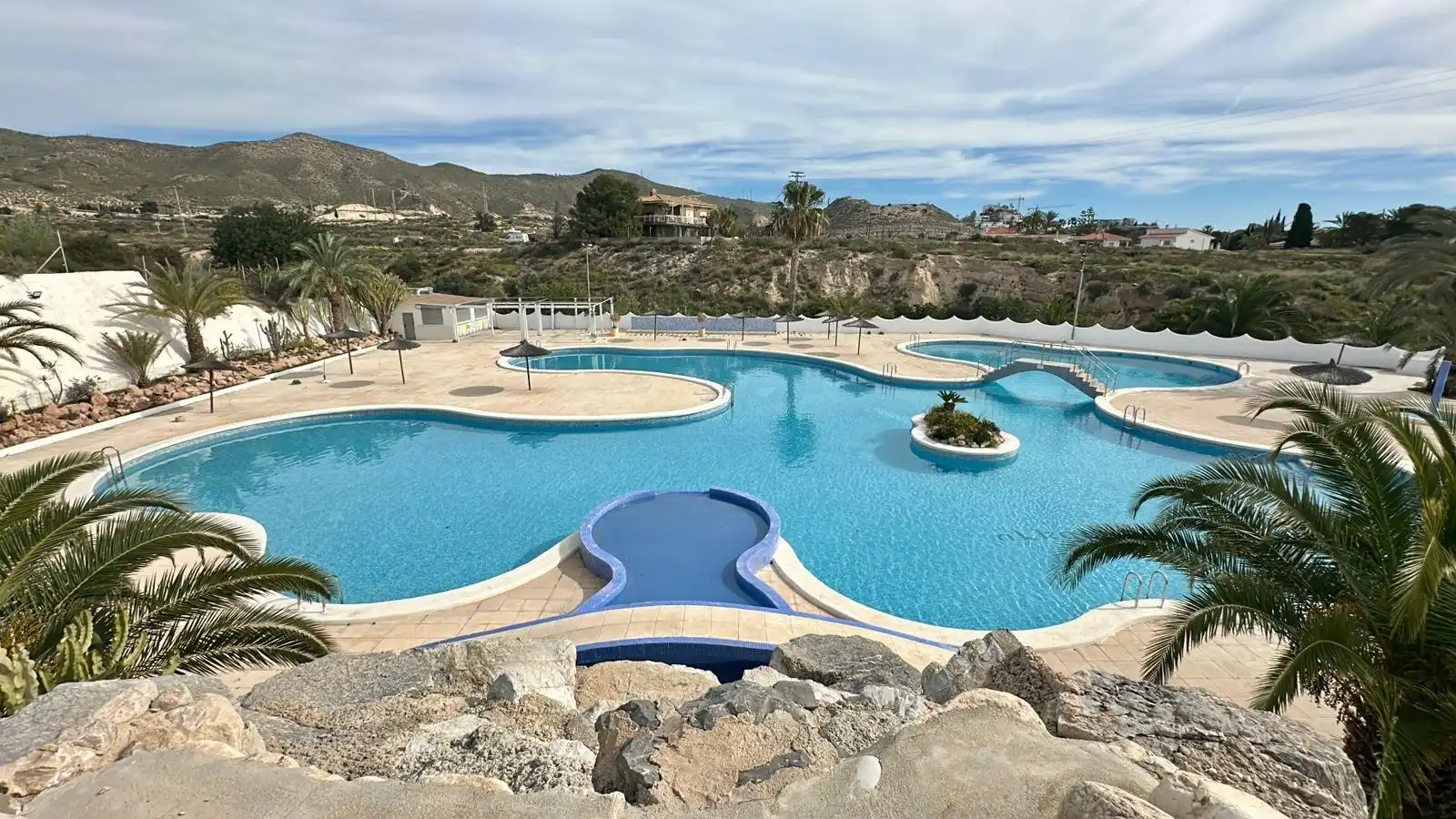 Swimming pool of Detached homes for sale in El Campello  with Air Conditioner, Terrace and Community pool