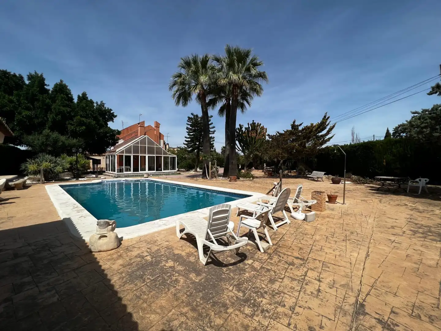 Piscina de Casa o chalet en venta en Elche / Elx con Jardín privado, Terraza y Trastero