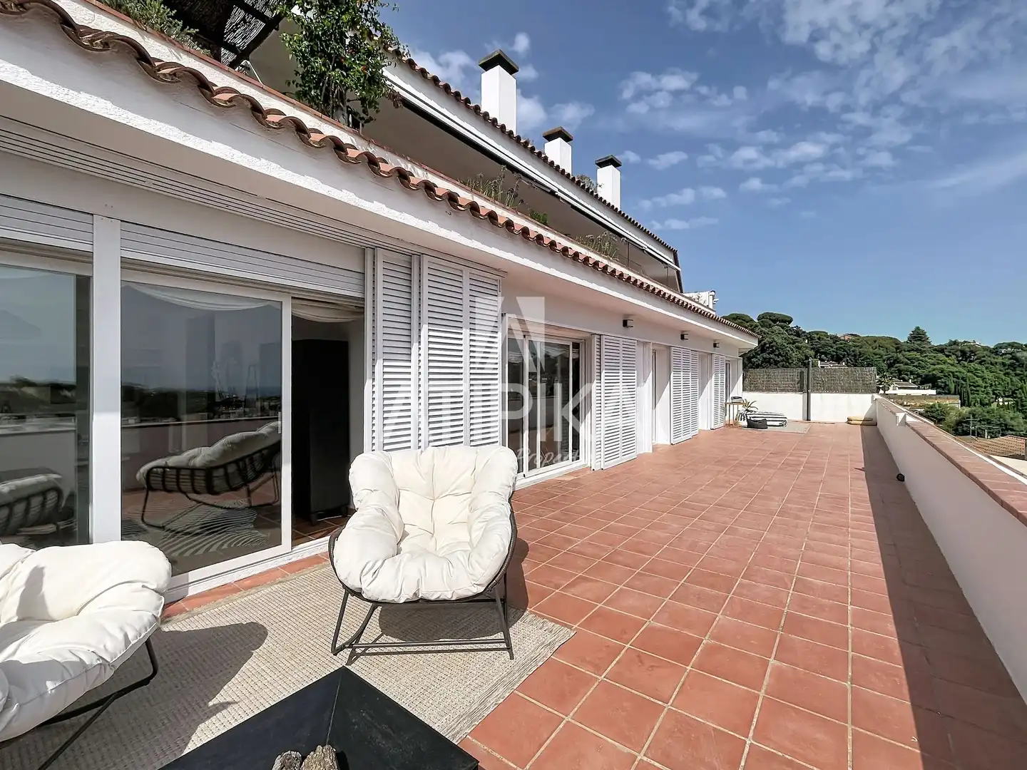 Terraza de Casa o chalet en venta en Sant Andreu de Llavaneres con Terraza, Piscina y Horno