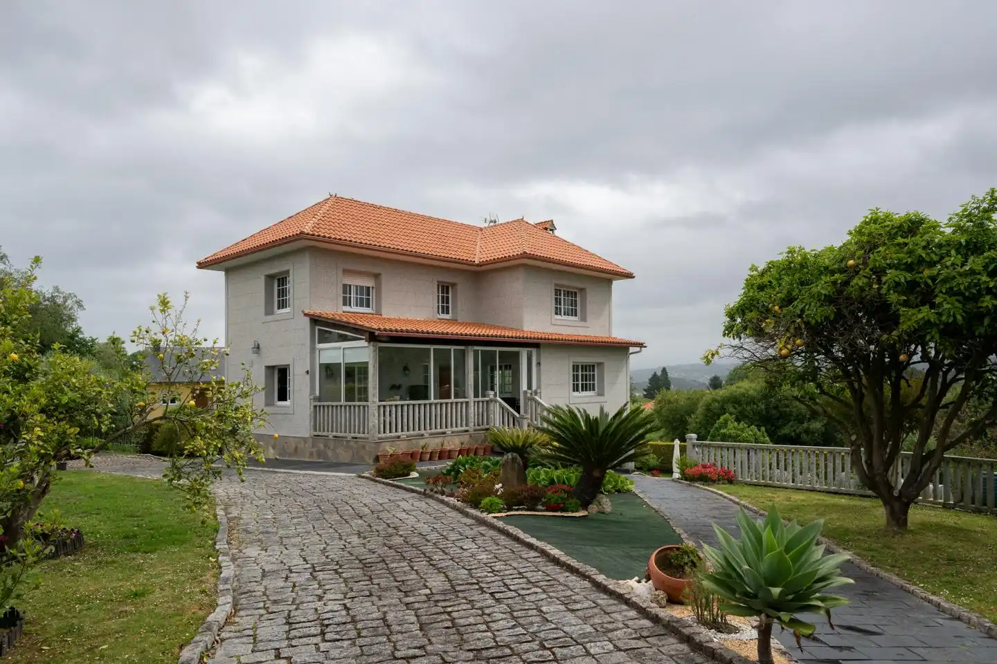 Exterior view of Houses for sale in Bergondo  with Heating, Private garden and Swimming Pool