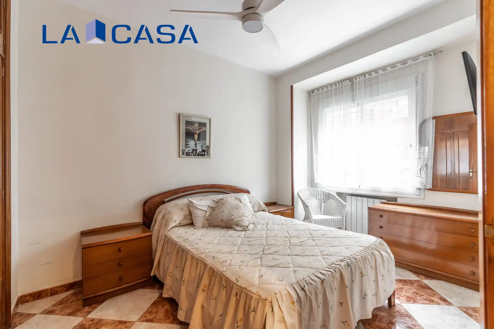 Bedroom of Flat for sale in Madrid  with Balcony