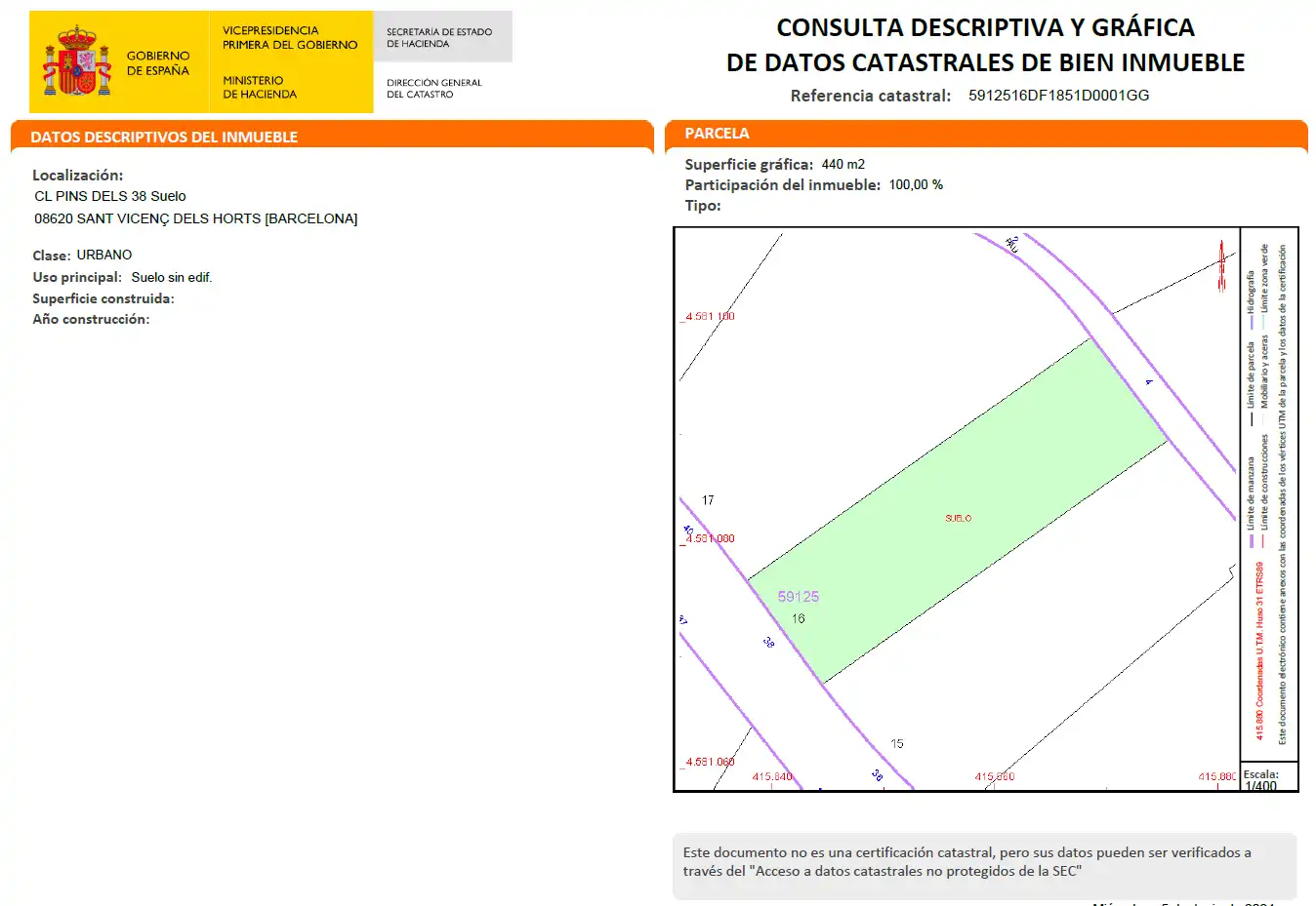 Residencial en venta en Pins Dels, Sant Vicenç Dels Horts