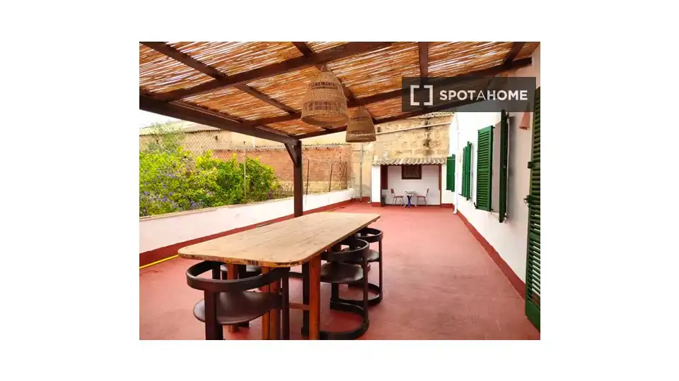 Terrace of Flat for rent in  Palma de Mallorca  with Air Conditioner, Heating and Furnished